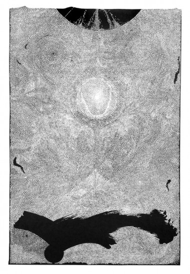 When Angel Falls | linocut | 89×2 cm | 2010